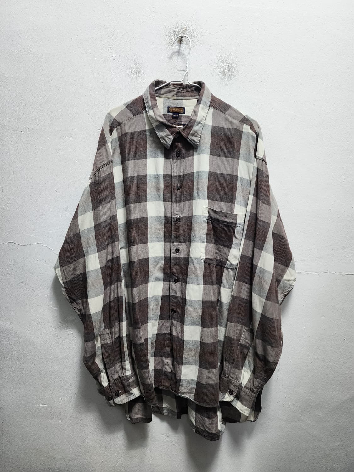 COACH 코치 USA 브라운 체크 셔츠  상품이미지1