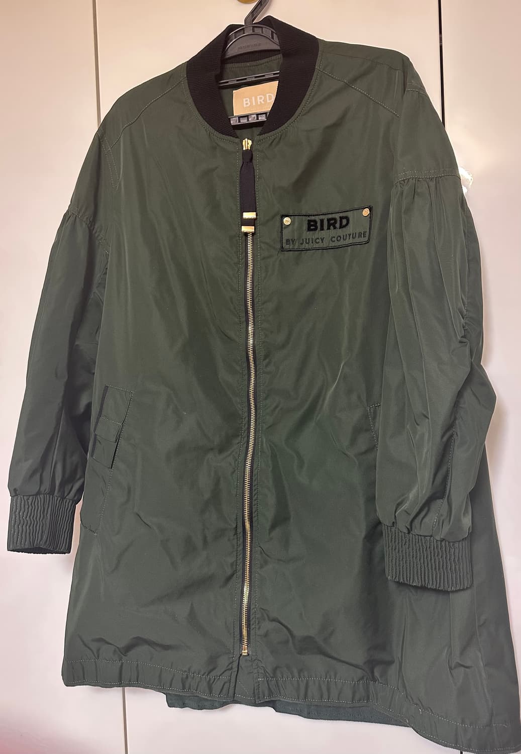쥬시꾸뛰르 버드 봄버 자켓 그린 상품이미지4