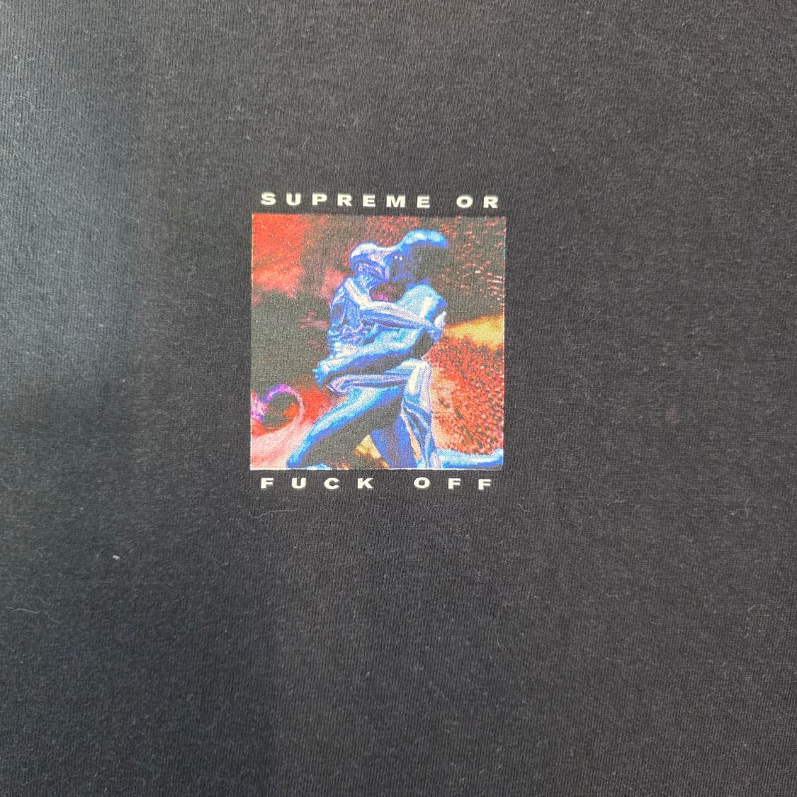 [L]슈프림 블랙 17SS 사이버 티셔츠 상품이미지3