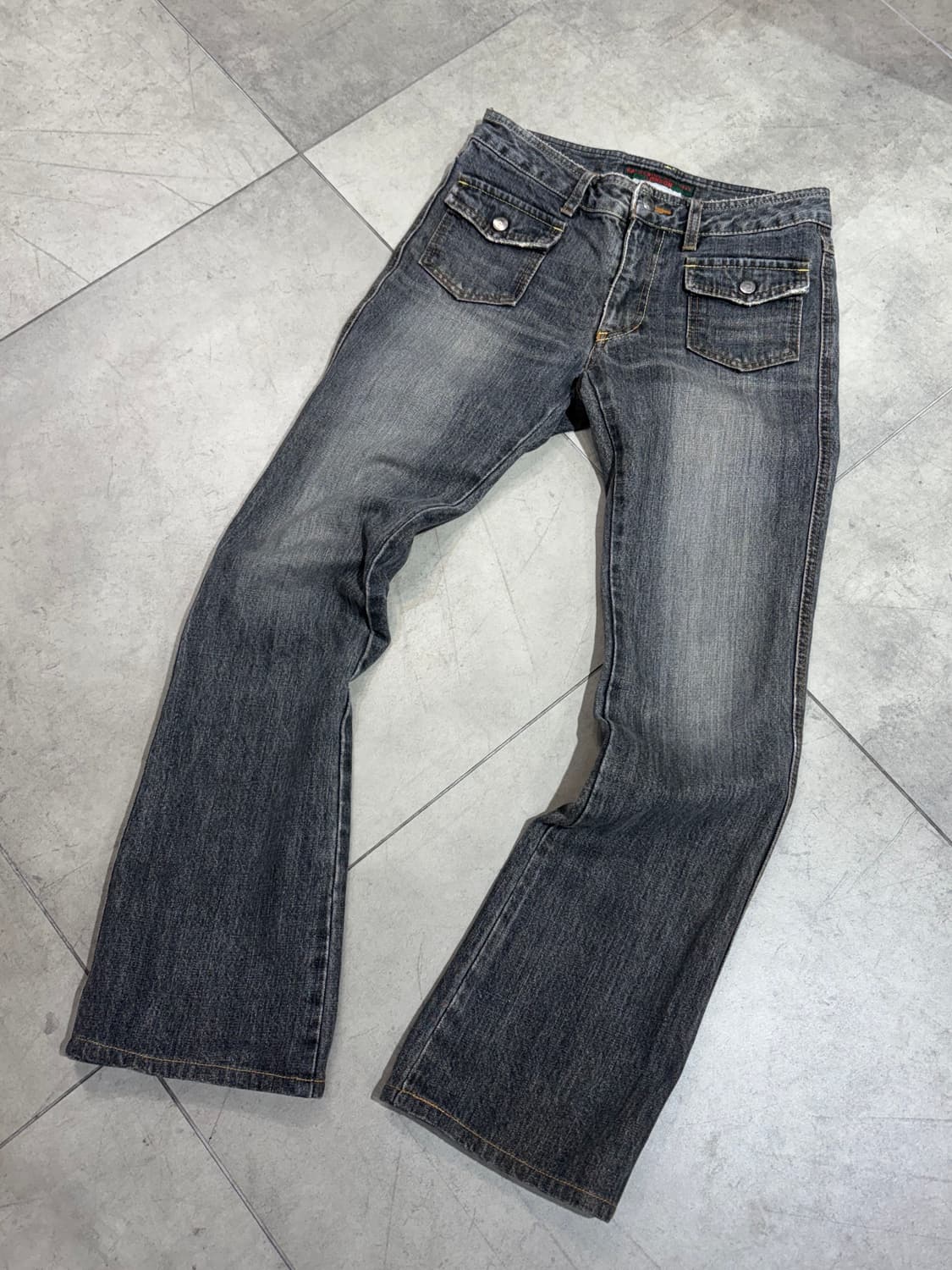 Katharine Hamnett London 포켓 흑청 데님 팬츠 상품이미지1