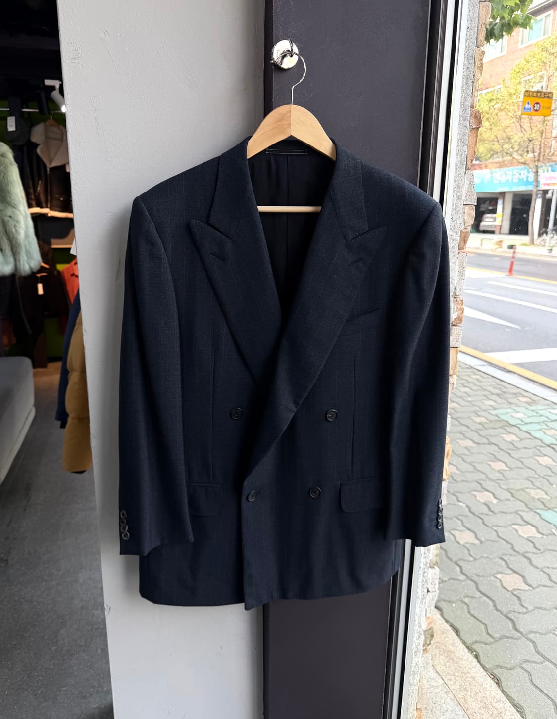 50/ 에르메네질도 제냐 울 더블 블레이저 상품이미지2