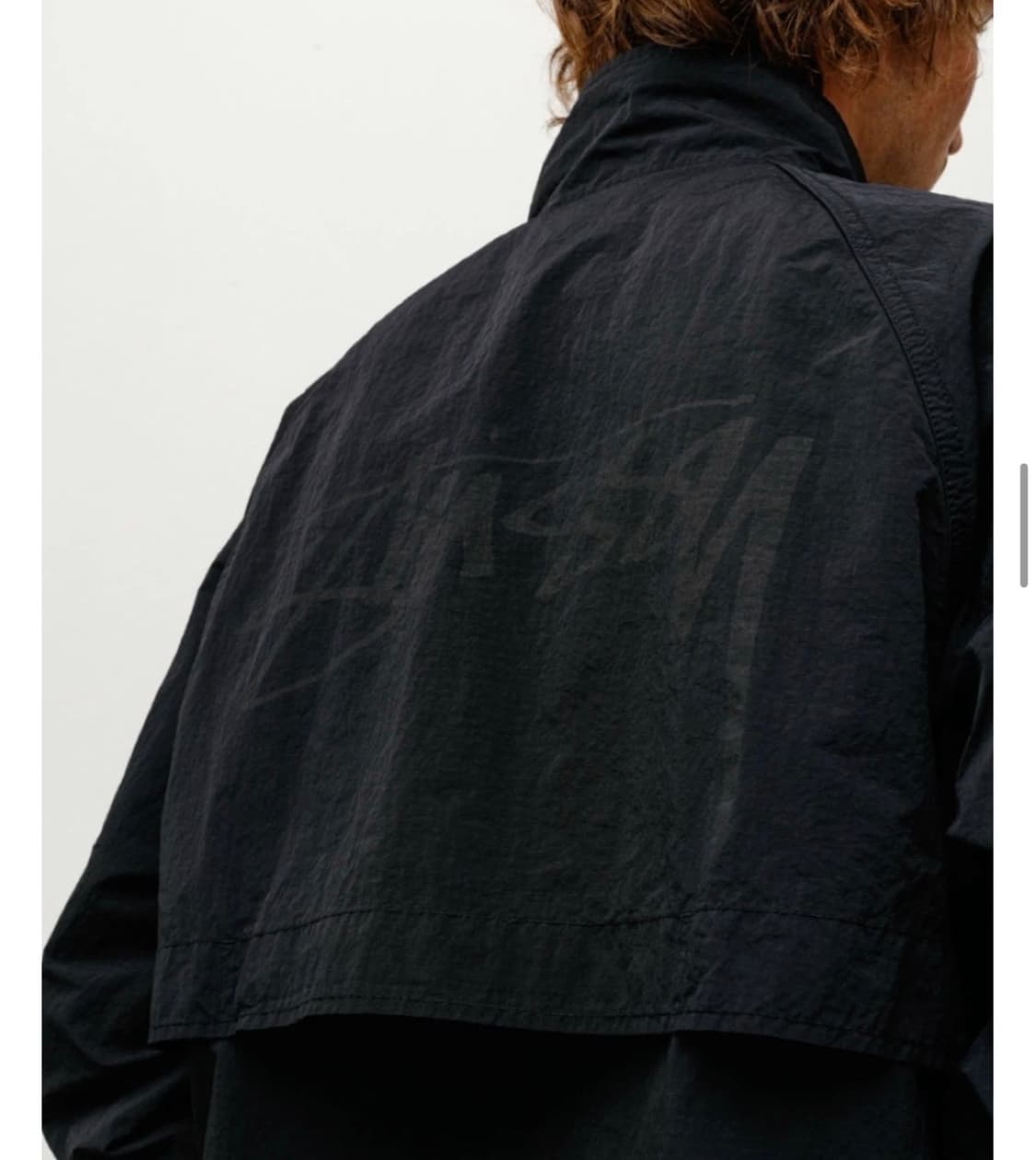 스투시 웜업자켓 블랙 상품이미지1