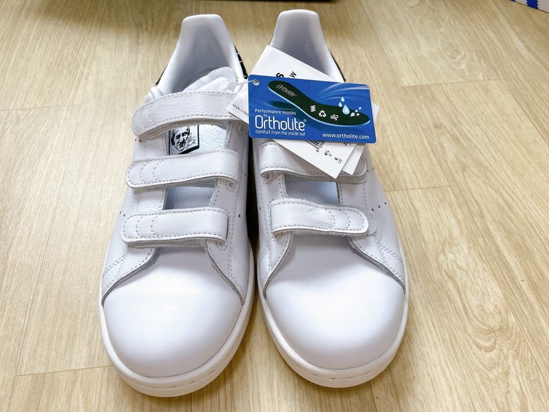 [새상품] Adidas 아디다스 스탠스미스 검흰 벨크로 스니커즈 상품이미지4