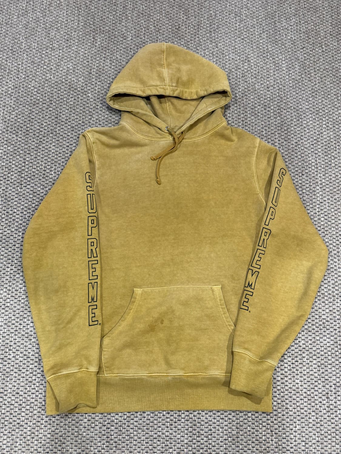 슈프림 오버다이드 후드 머스타드 M 사이즈 상품이미지1