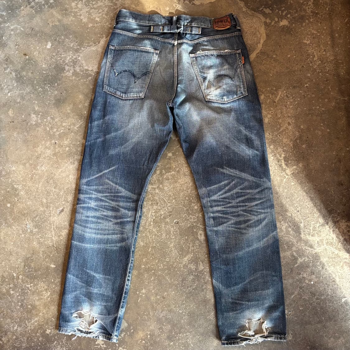 일본 에드윈 505z 신치백 셀비지 데님 팬츠 상품이미지5