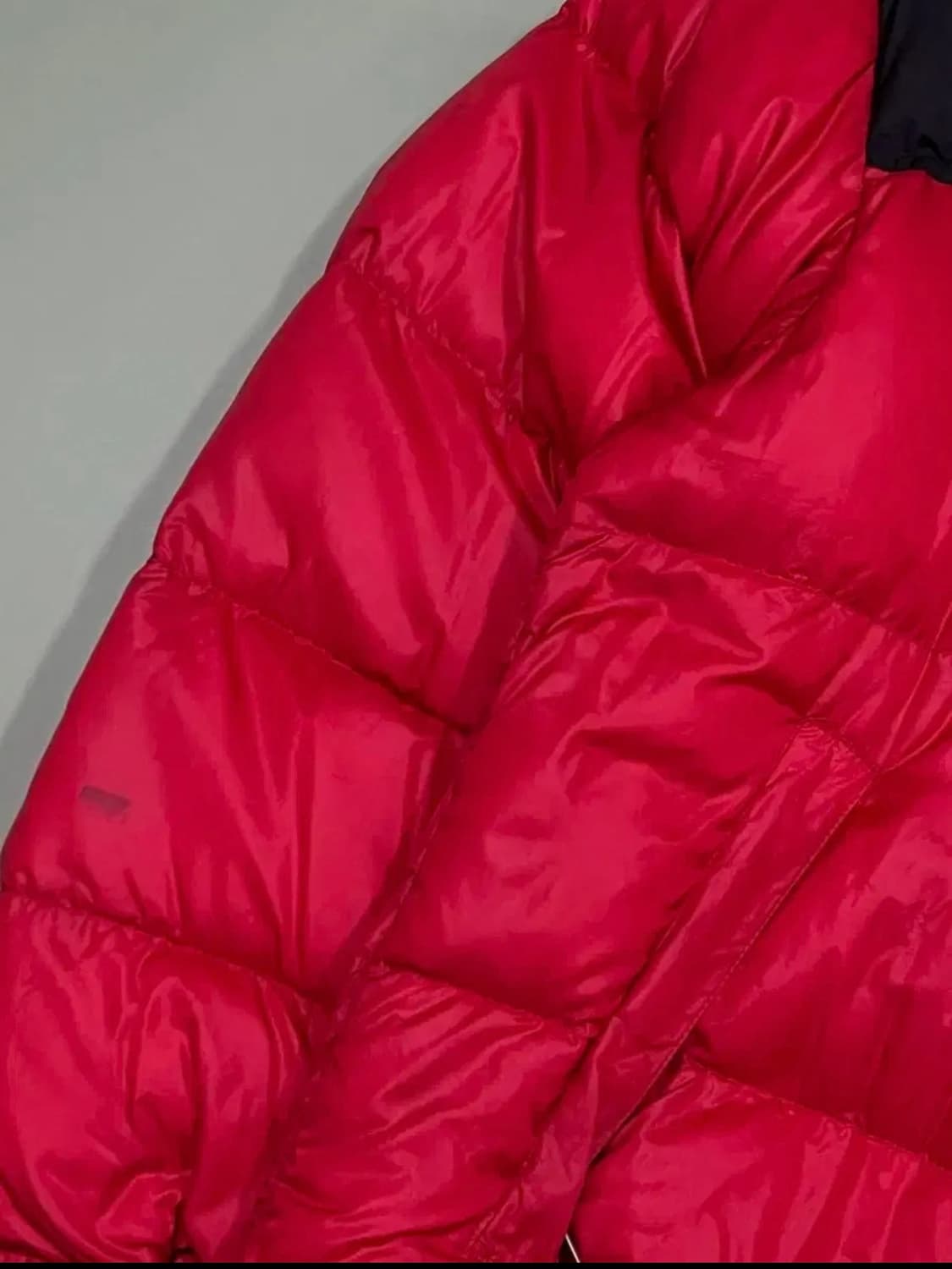 노스페이스 눕시 700 구스다운 패딩 자켓 레드 상품이미지4