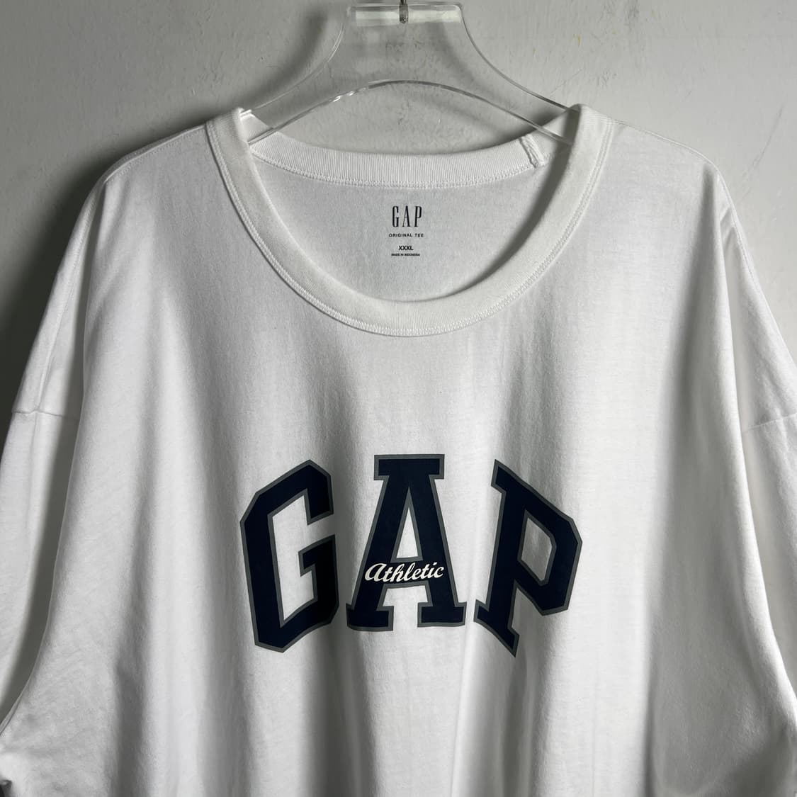 GAP 갭 베이직 로고 화이트 반팔 티셔츠 3XL 상품이미지4