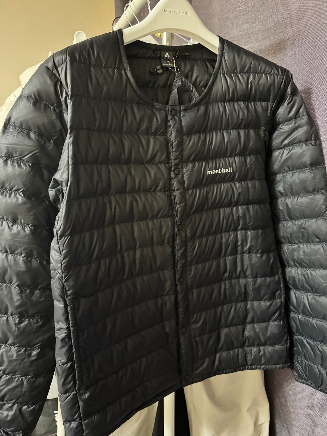 [95] 몽벨 수페레어 다운 라운드넥 자켓 블랙 상품이미지3