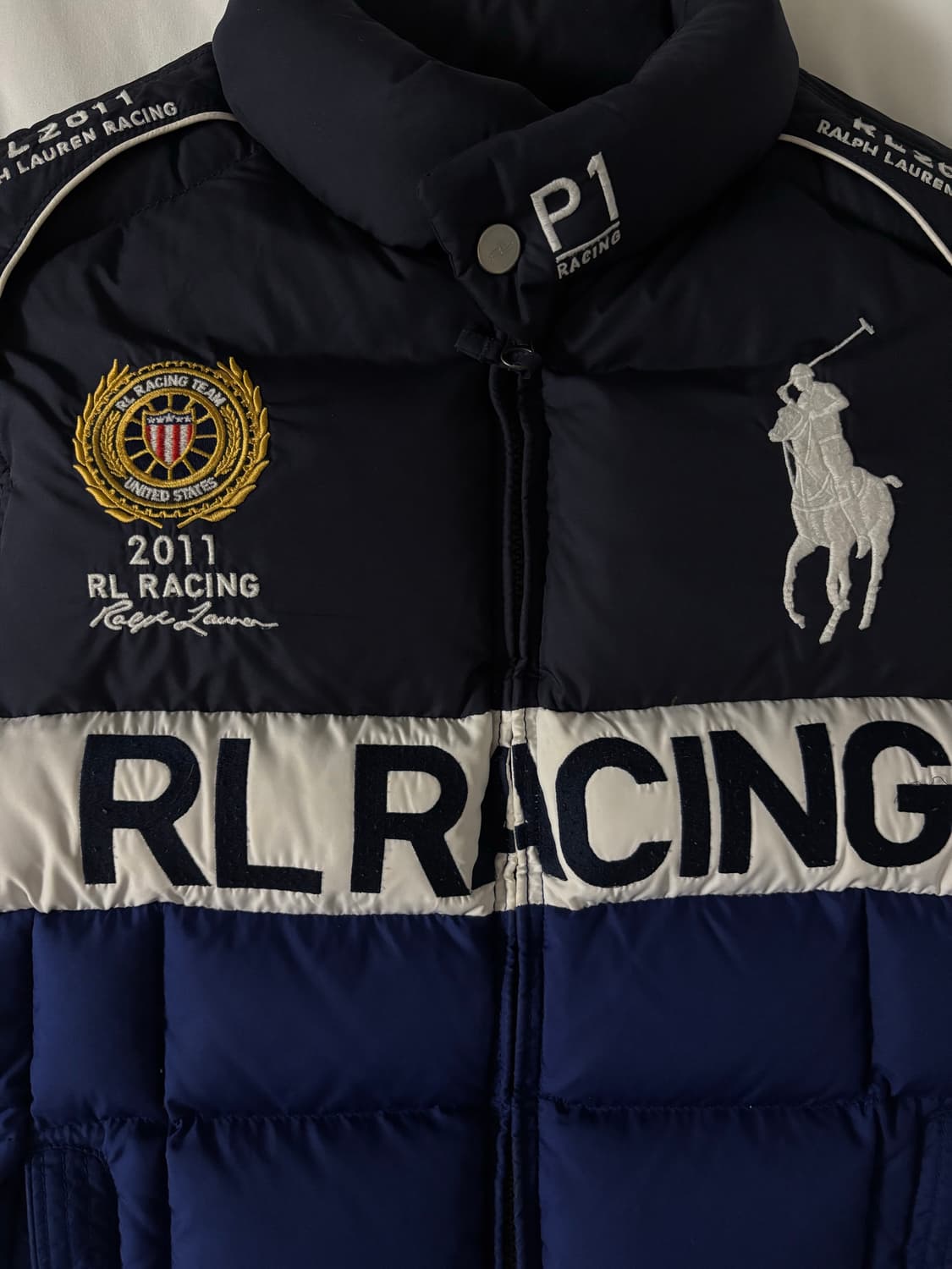 폴로 빅포니 레이싱 조끼 패딩 상품이미지3