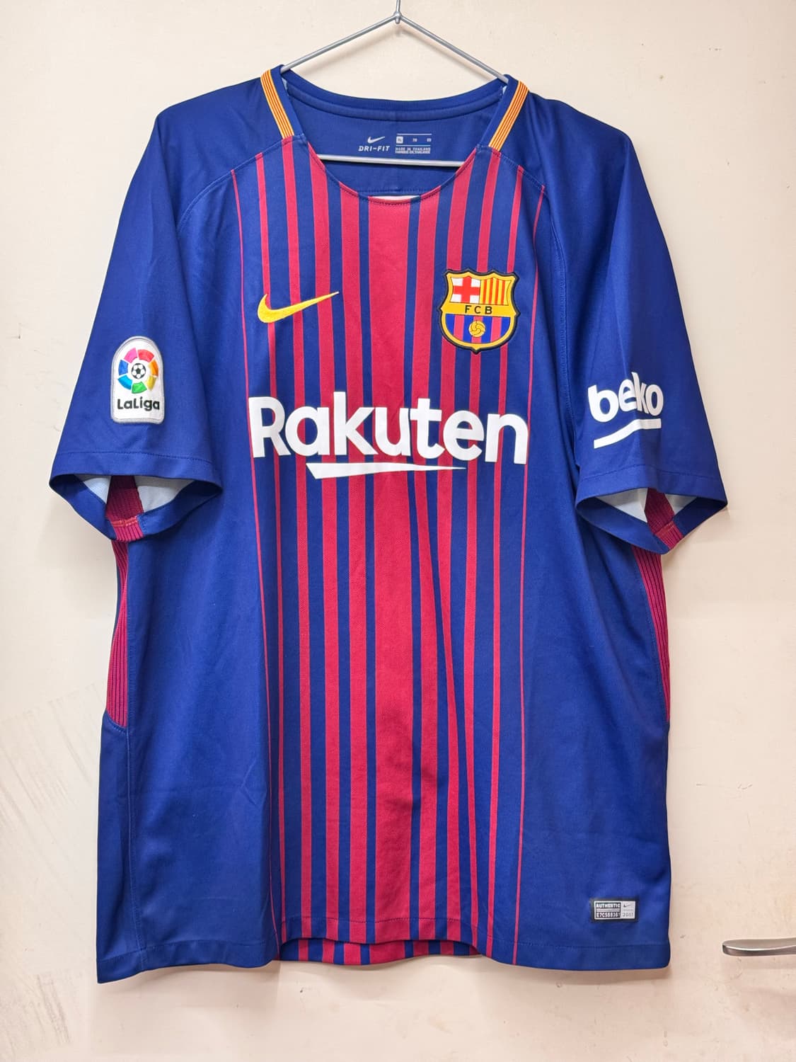 나이키 바르셀로나 17 18 사이즈 XL 유니폼 상품이미지1