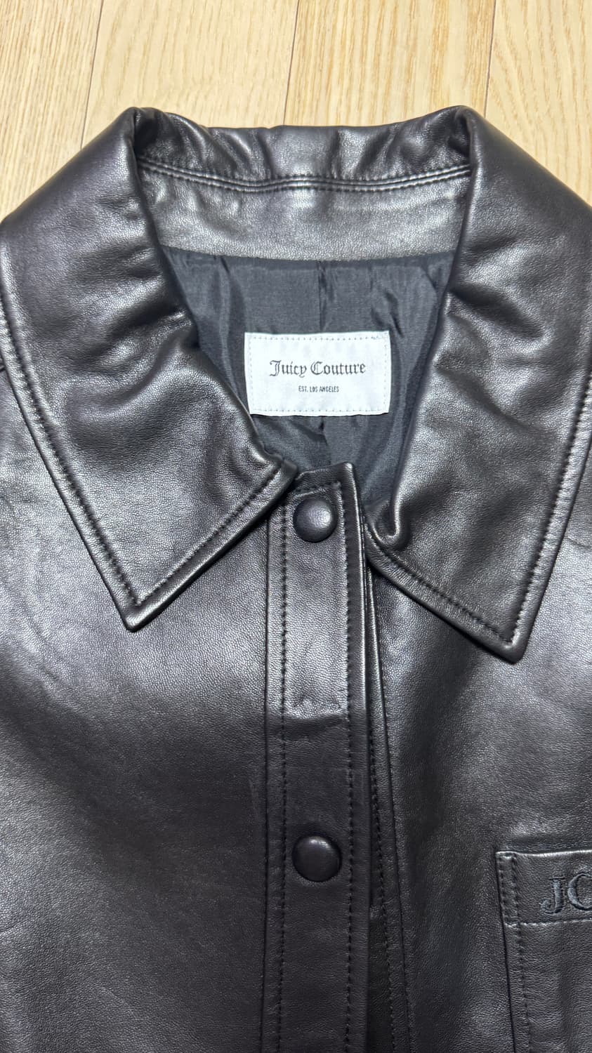 (급처) juicy couture 쥬시 꾸뛰르 리얼 레더 자켓 상품이미지2