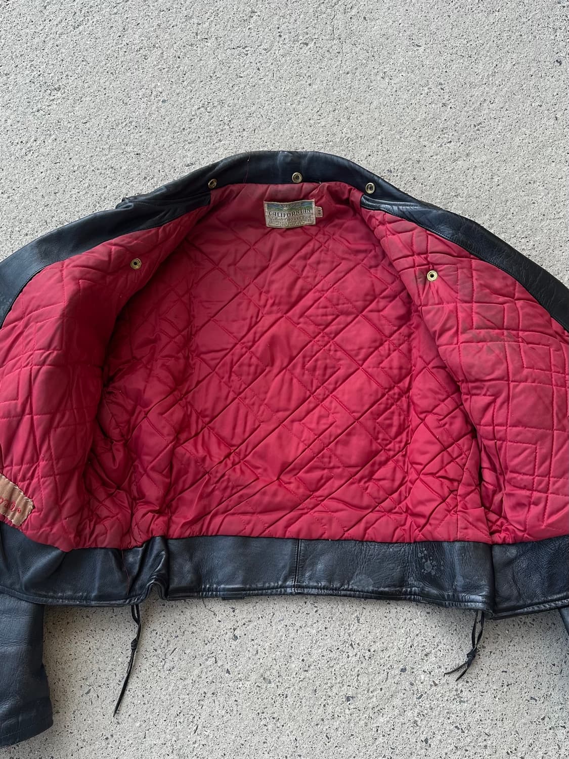 50s California Horse Hide Leather Jacket 상품이미지9