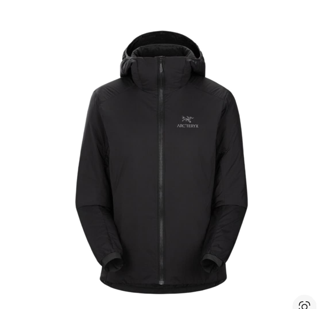 여성 아크테릭스 아톰 후디 블랙 S 상품이미지1