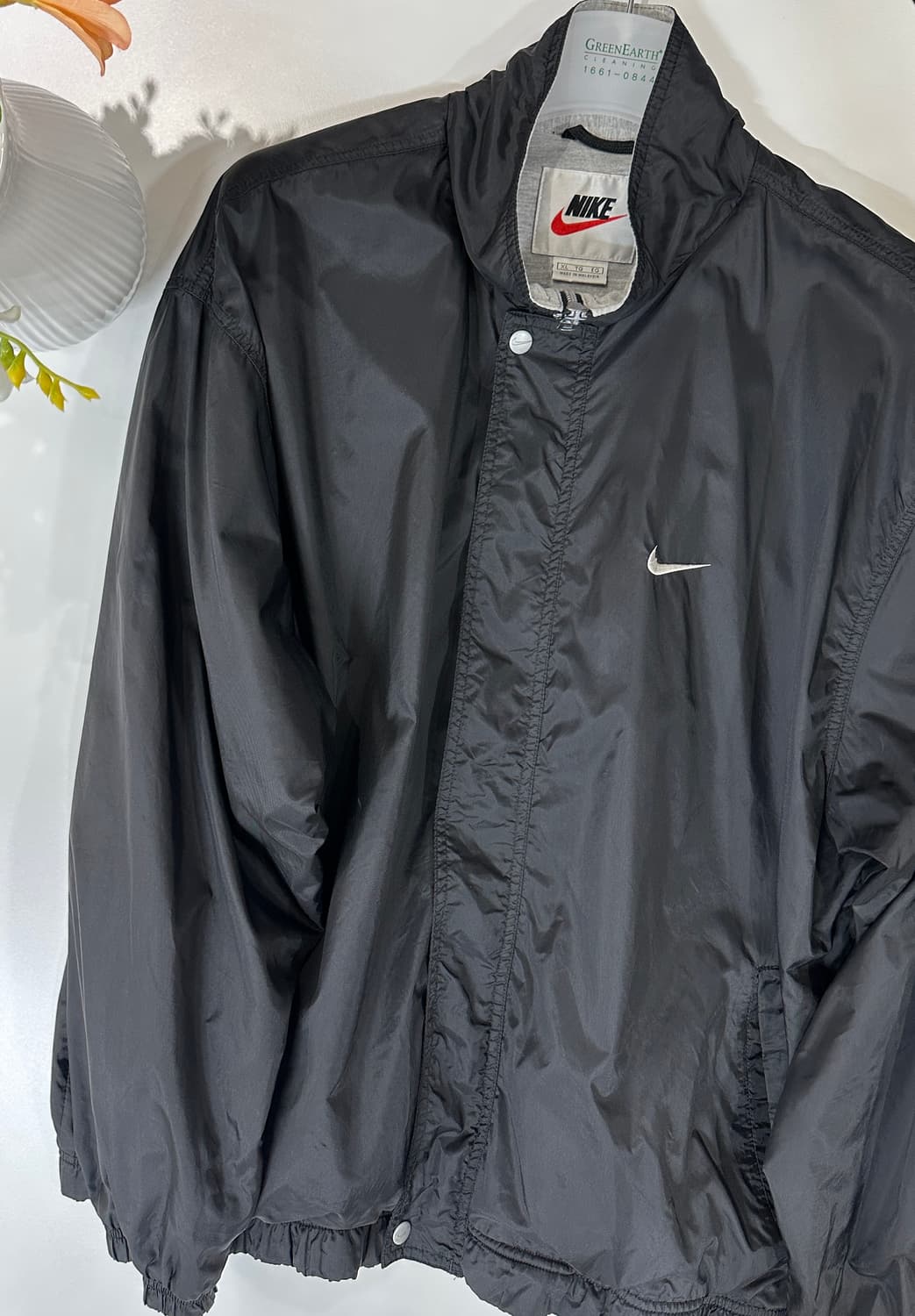 나이키 빈티지 90s 바람막이 화이트 스우시 자켓 상품이미지1