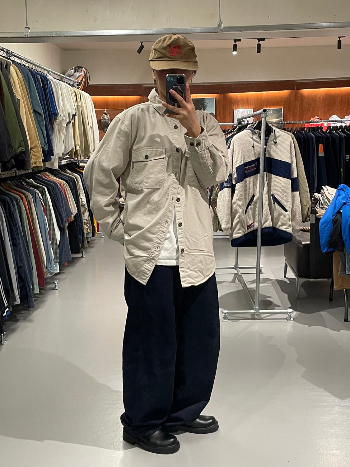 울리치 안감 기모 셔츠   상품이미지1