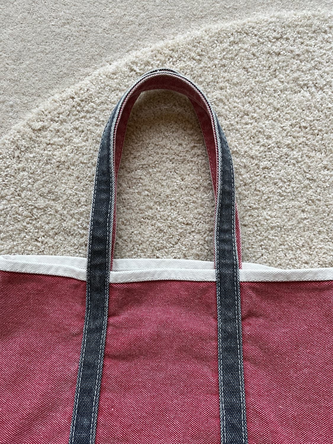90s L.L.Bean Boat & Tote Bag (롱핸들) 상품이미지5