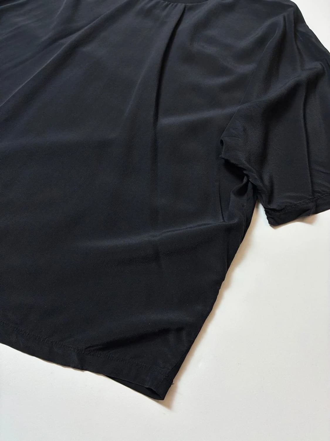 코스 COS 실크 100% 루즈 반팔 티셔츠 PN8601 상품이미지3