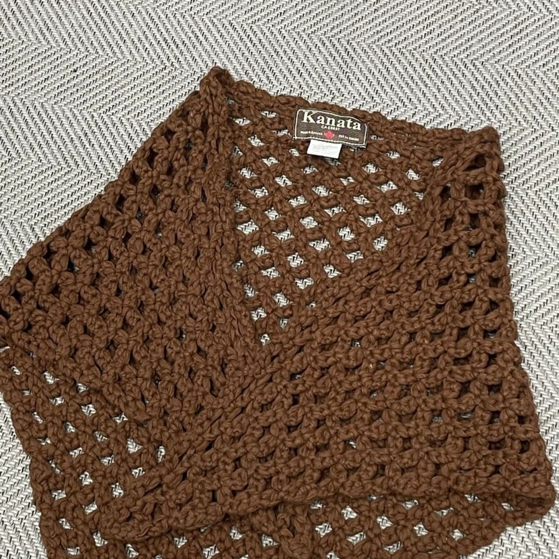 카나타 뜨개 판초 v0107 상품이미지3