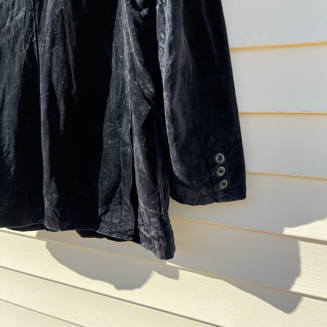 Early 90’s Armani Jeans 벨벳 3버튼 자켓 상품이미지7