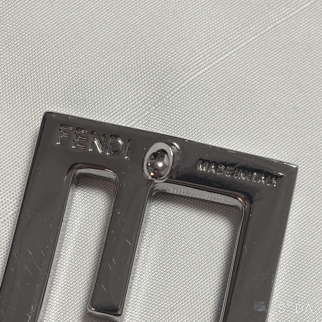 펜디 FF 로고 블랙 벨트 상품이미지4
