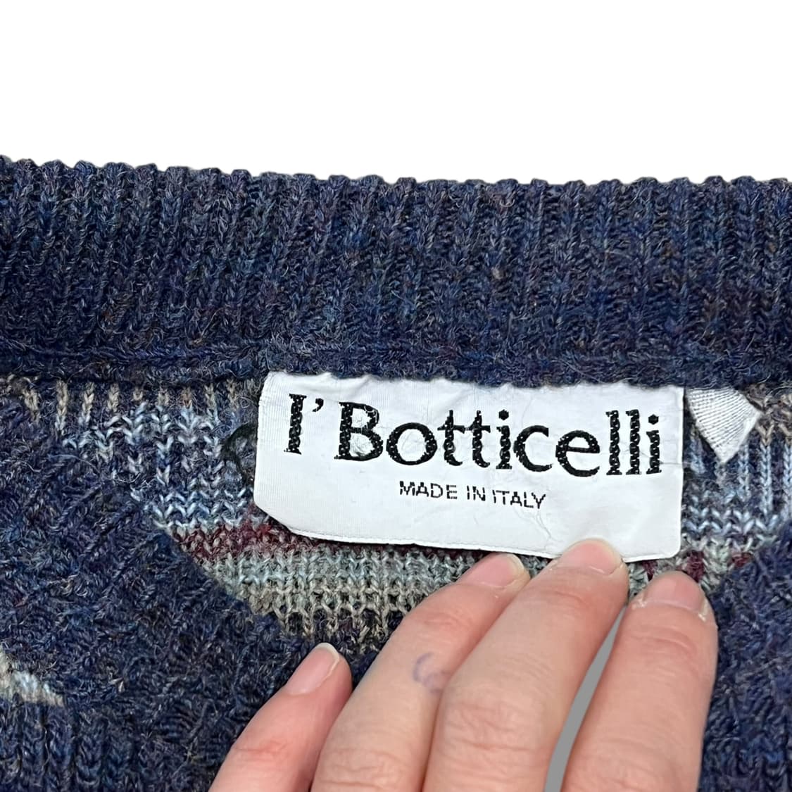 메이드인 이태리 에스닉 케이블 니트 s08688 상품이미지6