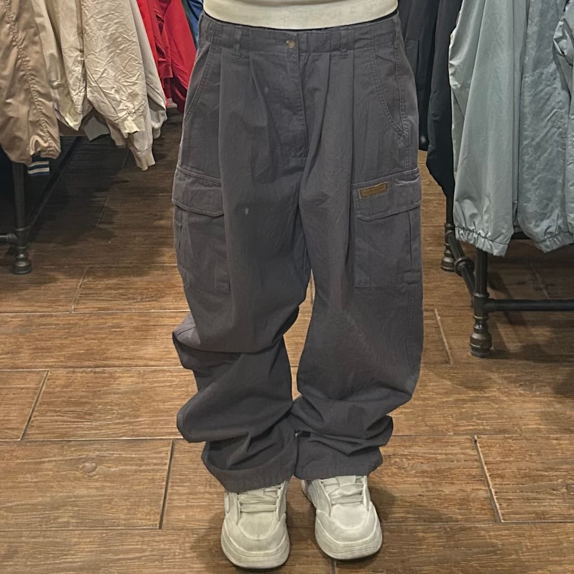 [HI] VTG 카고 팬츠 그레이  상품이미지1