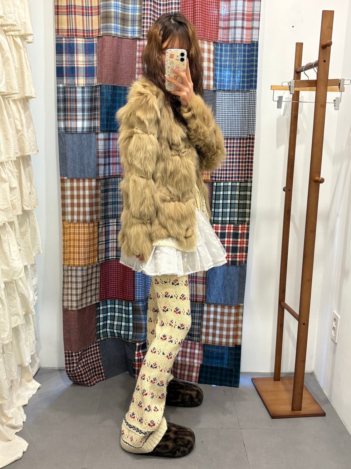 히스테릭글래머 니트 패턴 팬츠 상품이미지3