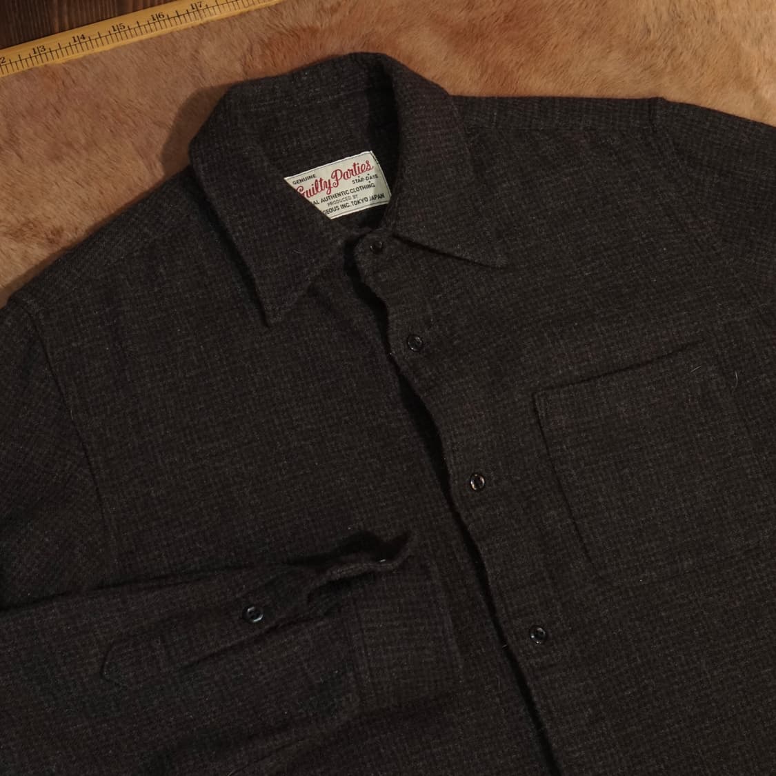 와코마리아 빈티지 울 셔츠 상품이미지1