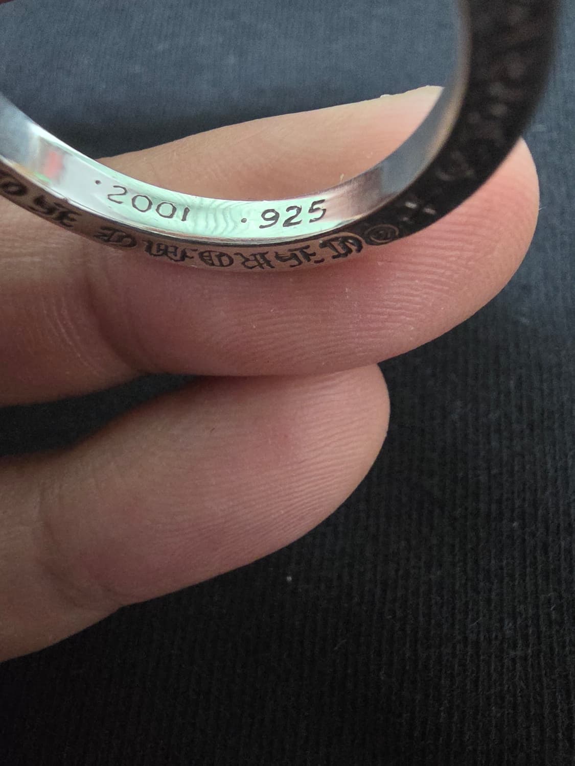 크롬하츠 3미리 퍽유링 us10 상품이미지6