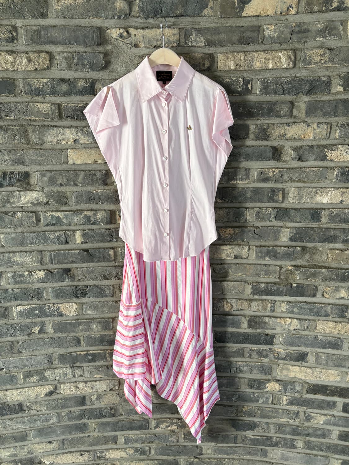 Vivienne Westwood Pink Stripe Skirt 상품이미지10