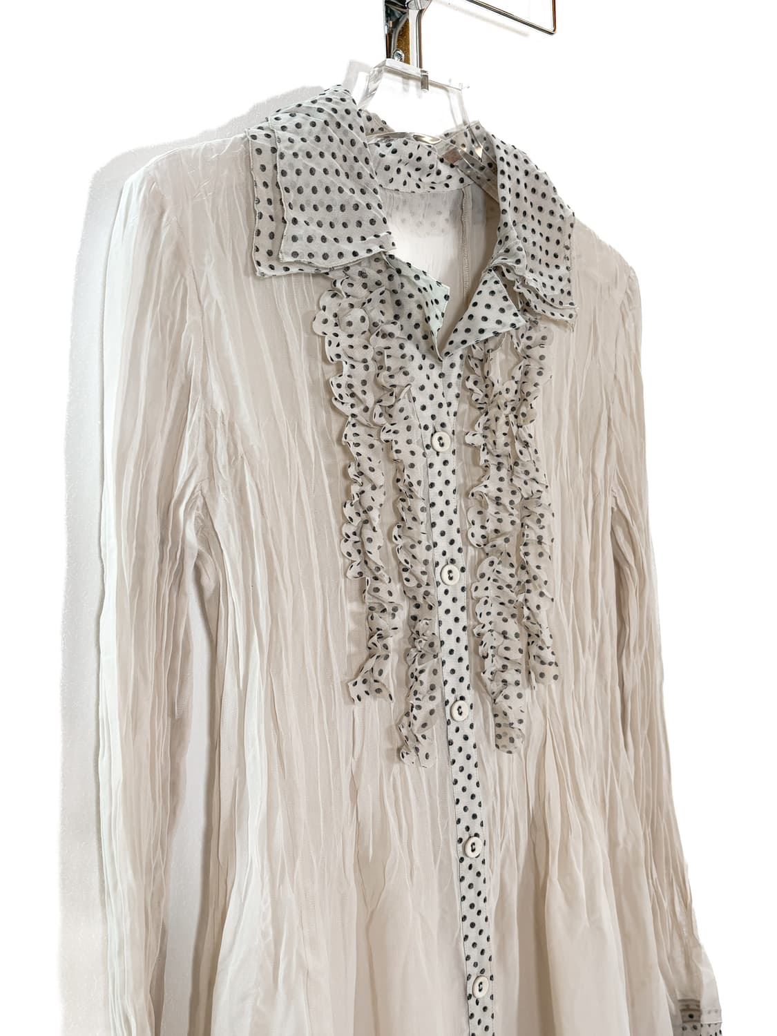 히로코 코시노 러플 도트 레이스 원피스 상품이미지2