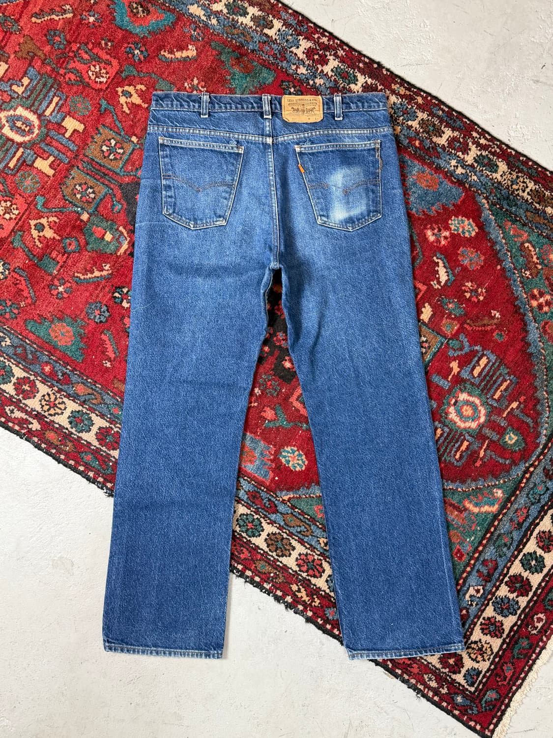 90's USA Made 빈티지 리바이스 517 오렌지탭 부츠컷 상품이미지4