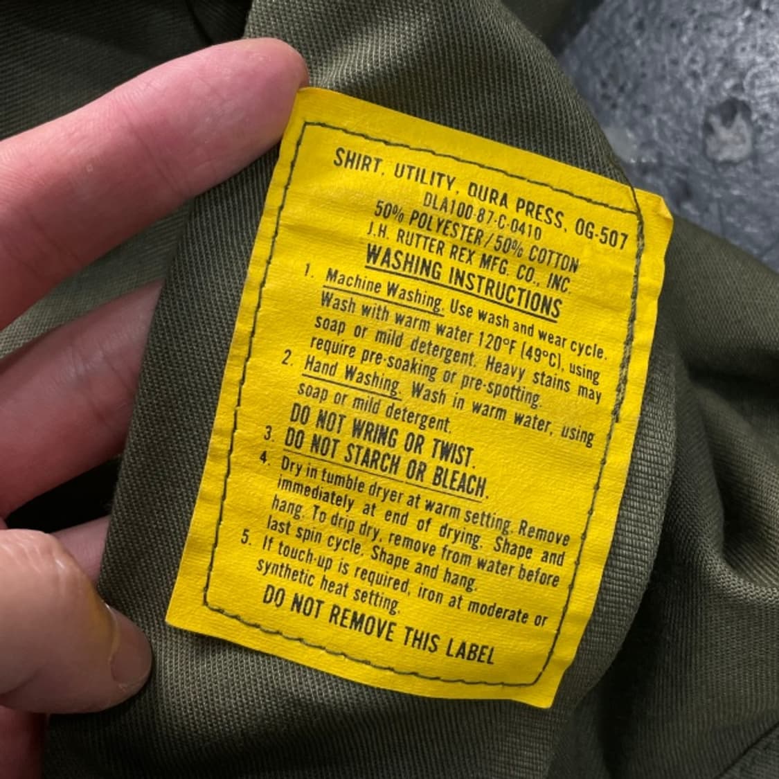 100 오리지날 미군 존레논 임진 스카웃 OG-507 자켓 상품이미지4