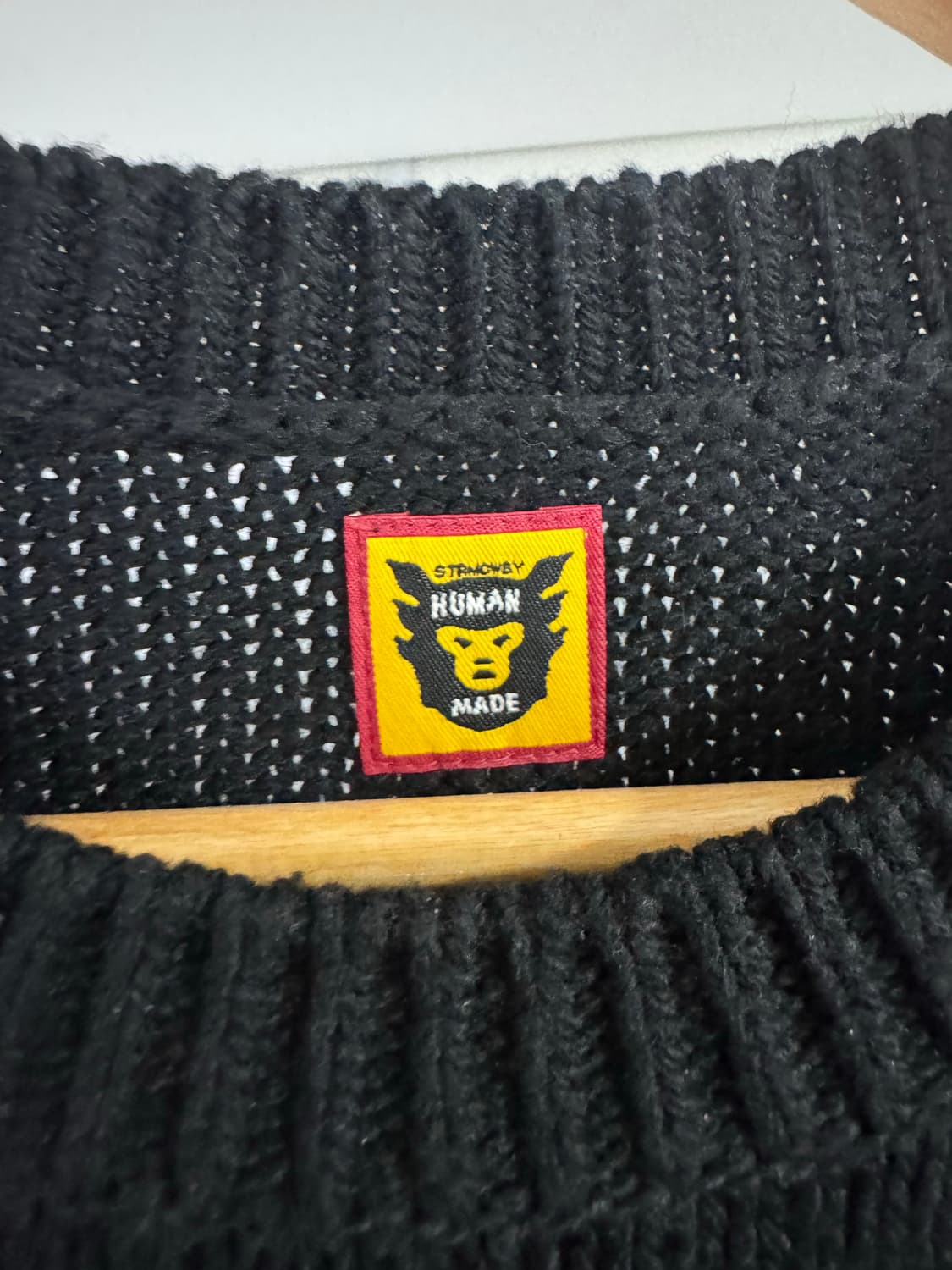 휴먼메이드 로우 게이지 니트 스웨터 L사이즈 상품이미지3