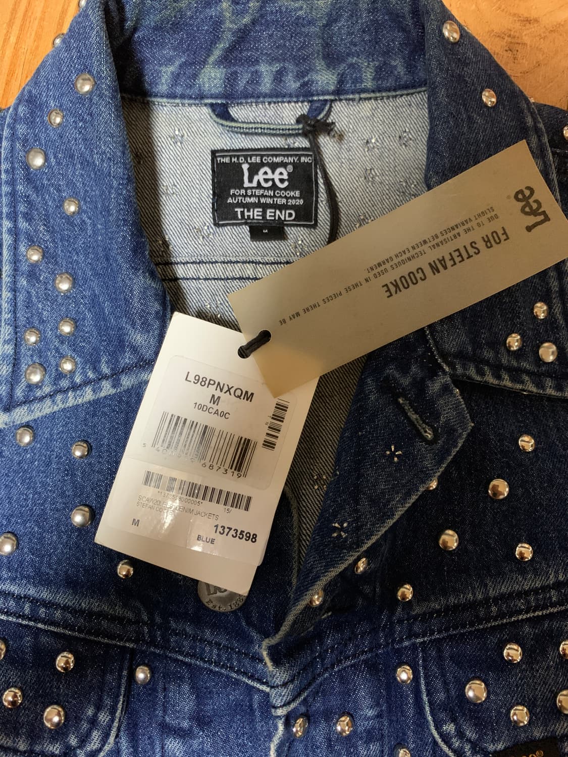 Stefan Cooke x Lee studded denim jacket 상품이미지4
