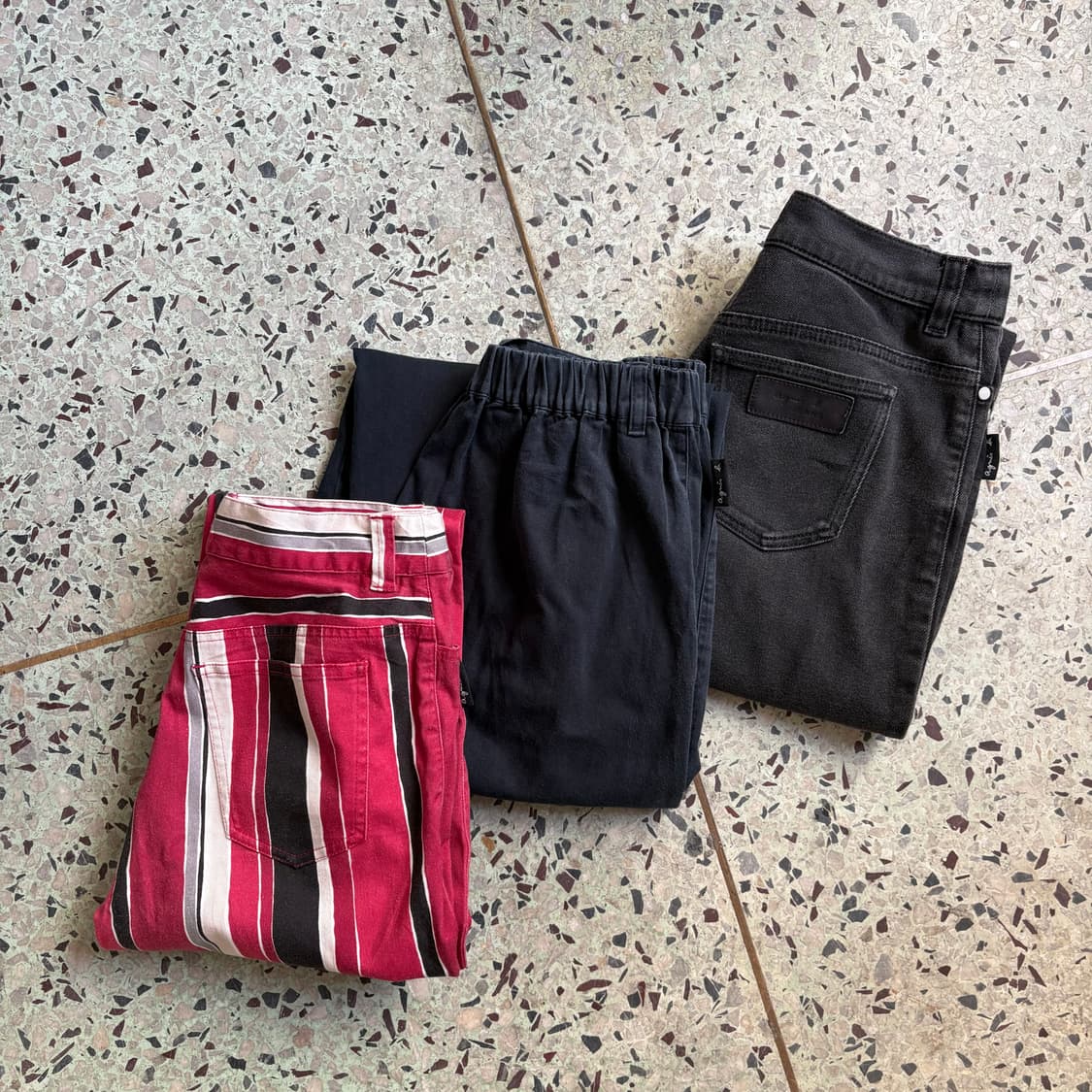 Agnès b.아네스베 페이딩 와이드 심플 팬츠 상품이미지7