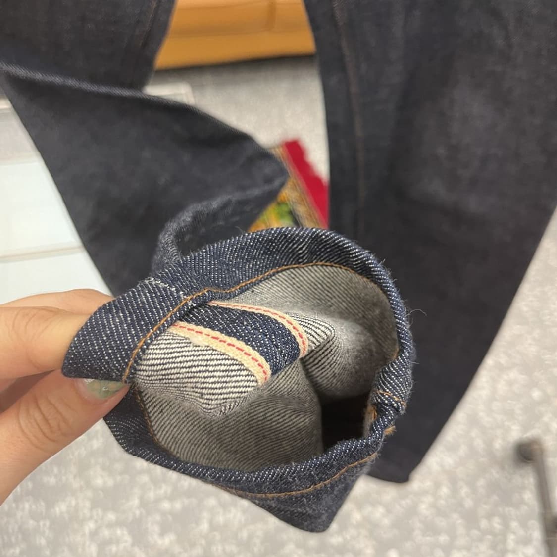 아페쎄 A.P.C 쁘띠 뉴 스탠다드 셀비지 생지 청바지 82 C05801 상품이미지3