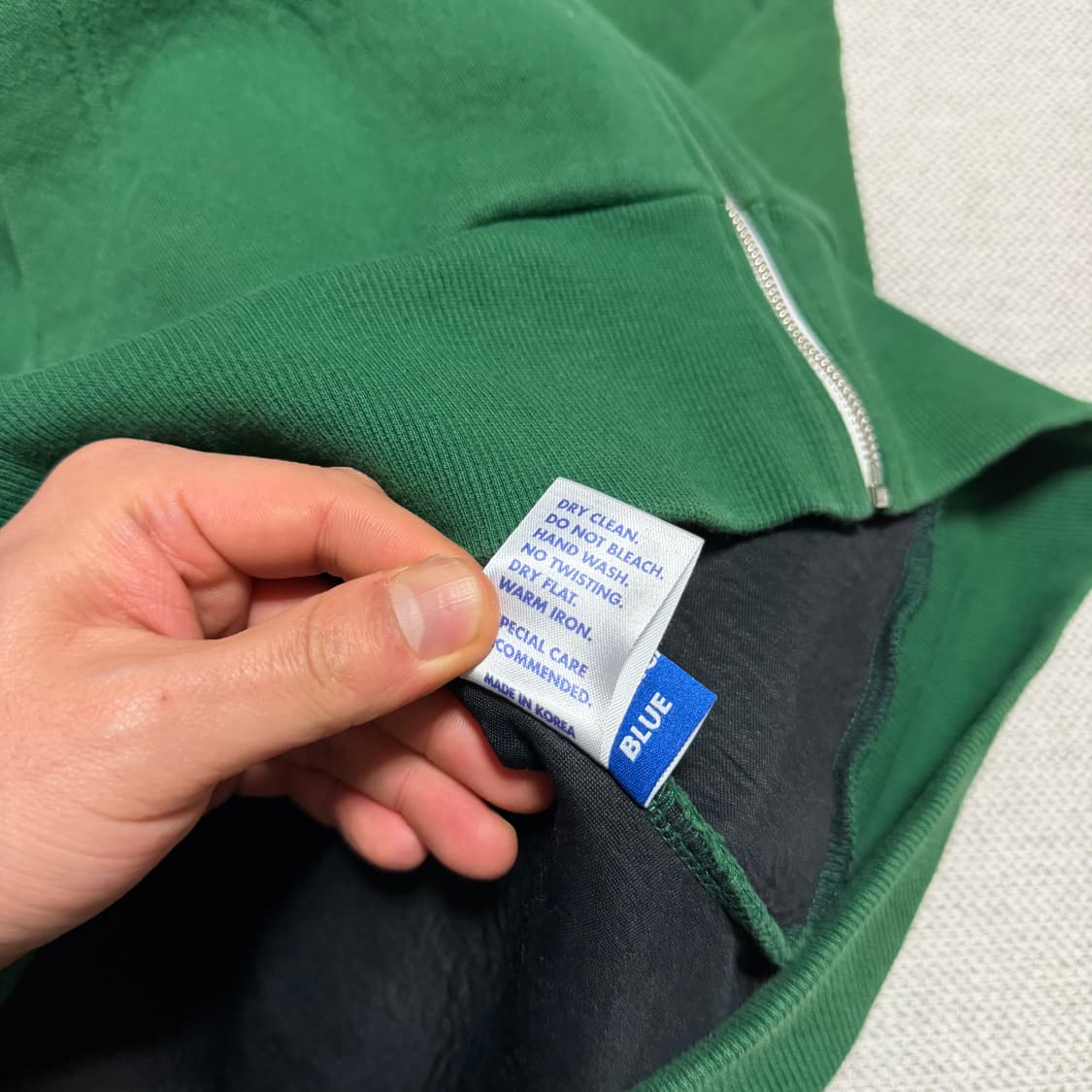 Ader Error 아더에러 17fw 그린 후드집업 상품이미지5