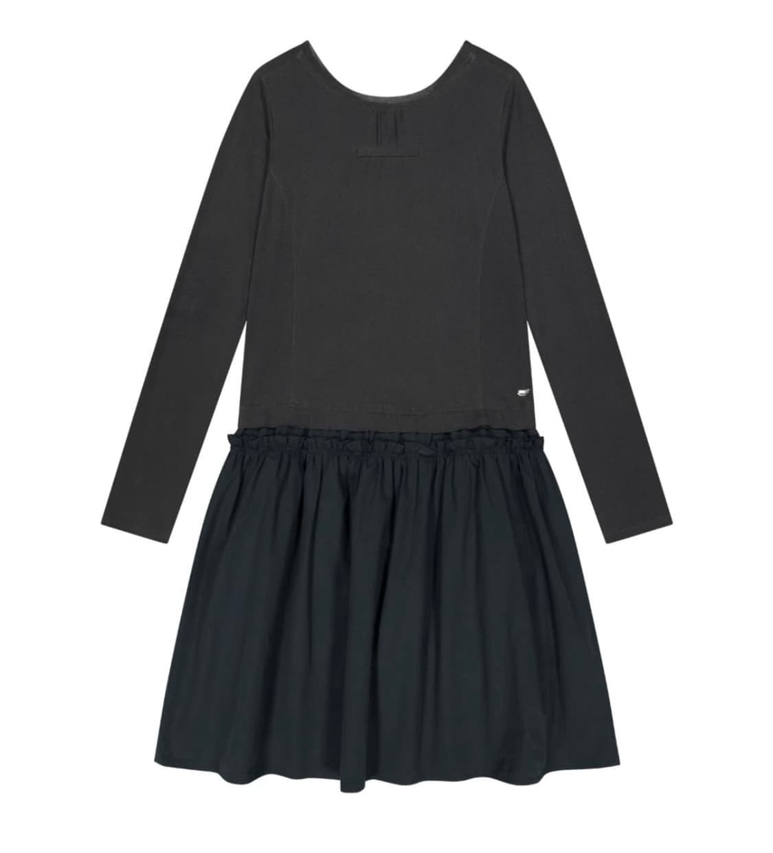 코이세이오 투웨이 셔링 원피스 블루차콜 상품이미지1