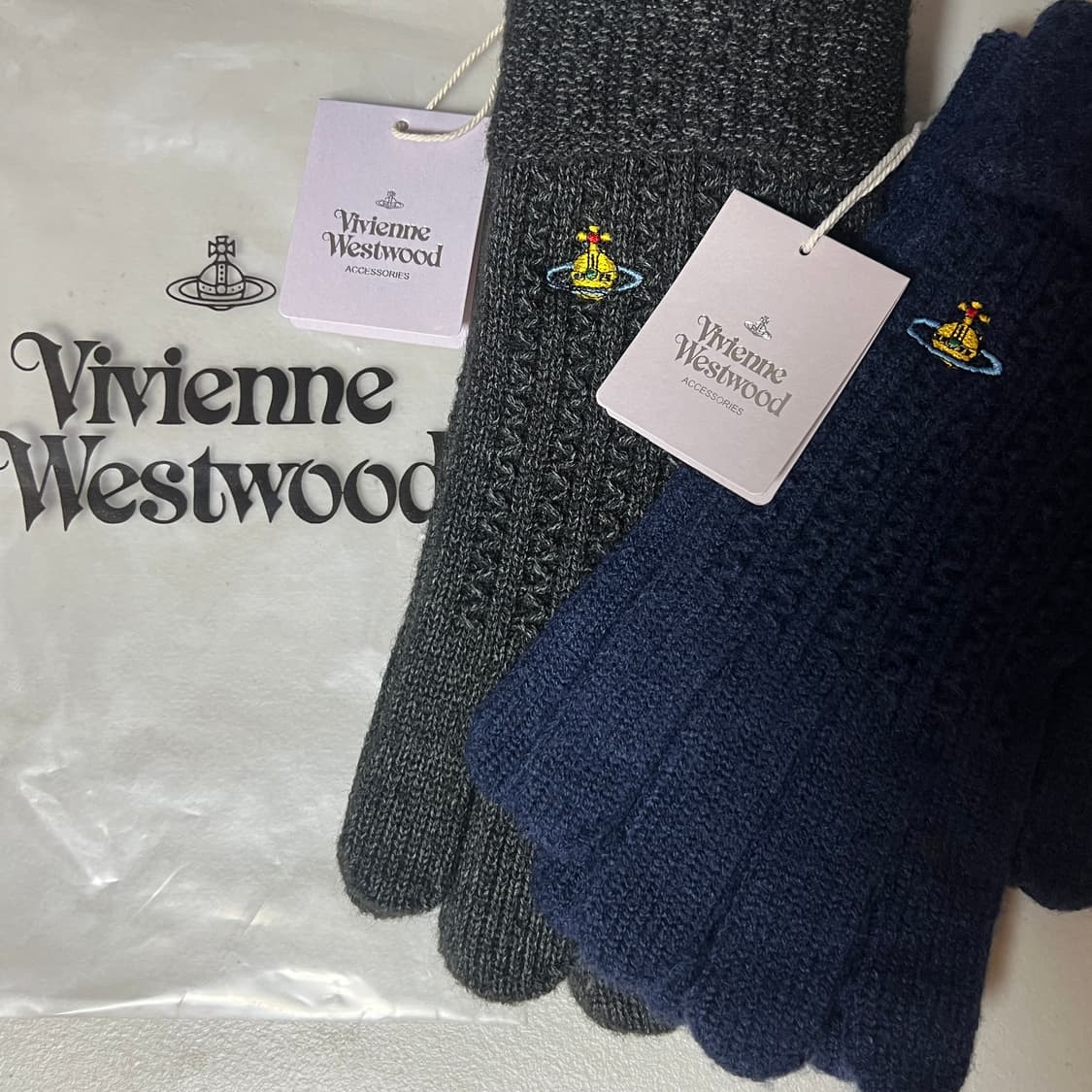 비비안웨스트우드 장갑 캐시미어 오픈핑거 글로브 상품이미지1