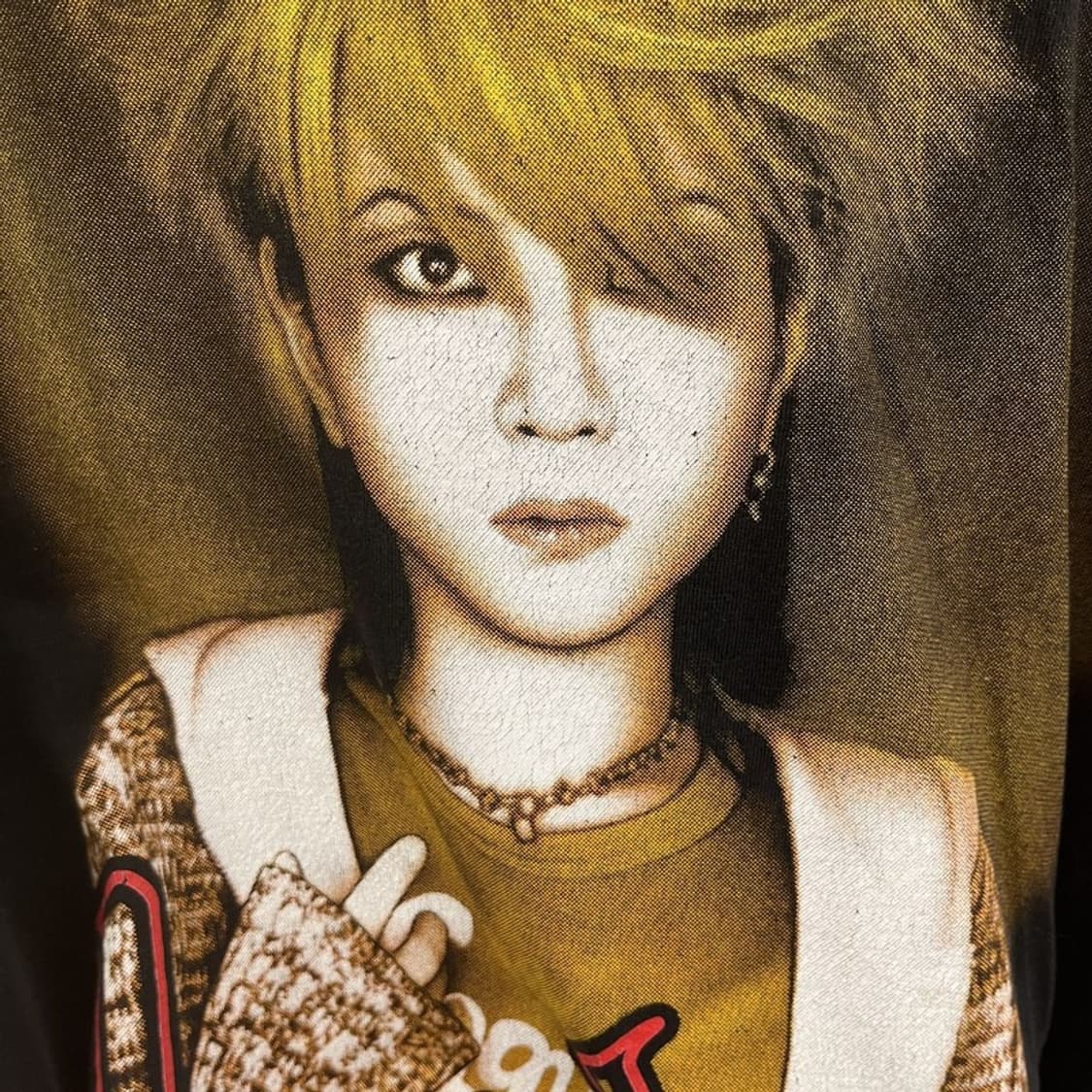 X Japan 빈티지 스트릿 락펑크 밴드 히데 반팔티 105 C11894 상품이미지6