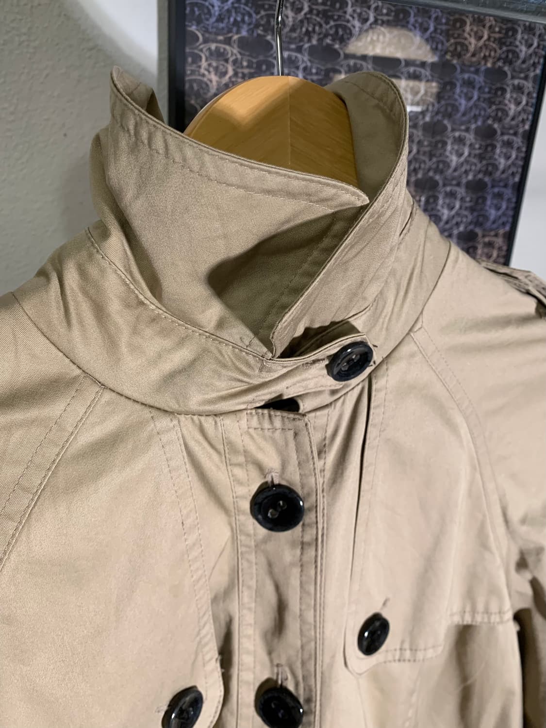 빔즈보이 플라워 프린팅 건플랩 크롭자켓 상품이미지5