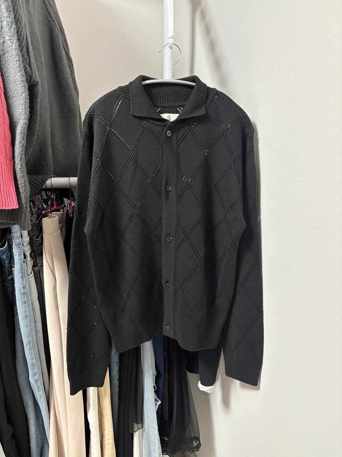 이얼즈어고 카라 가디건 상품이미지1