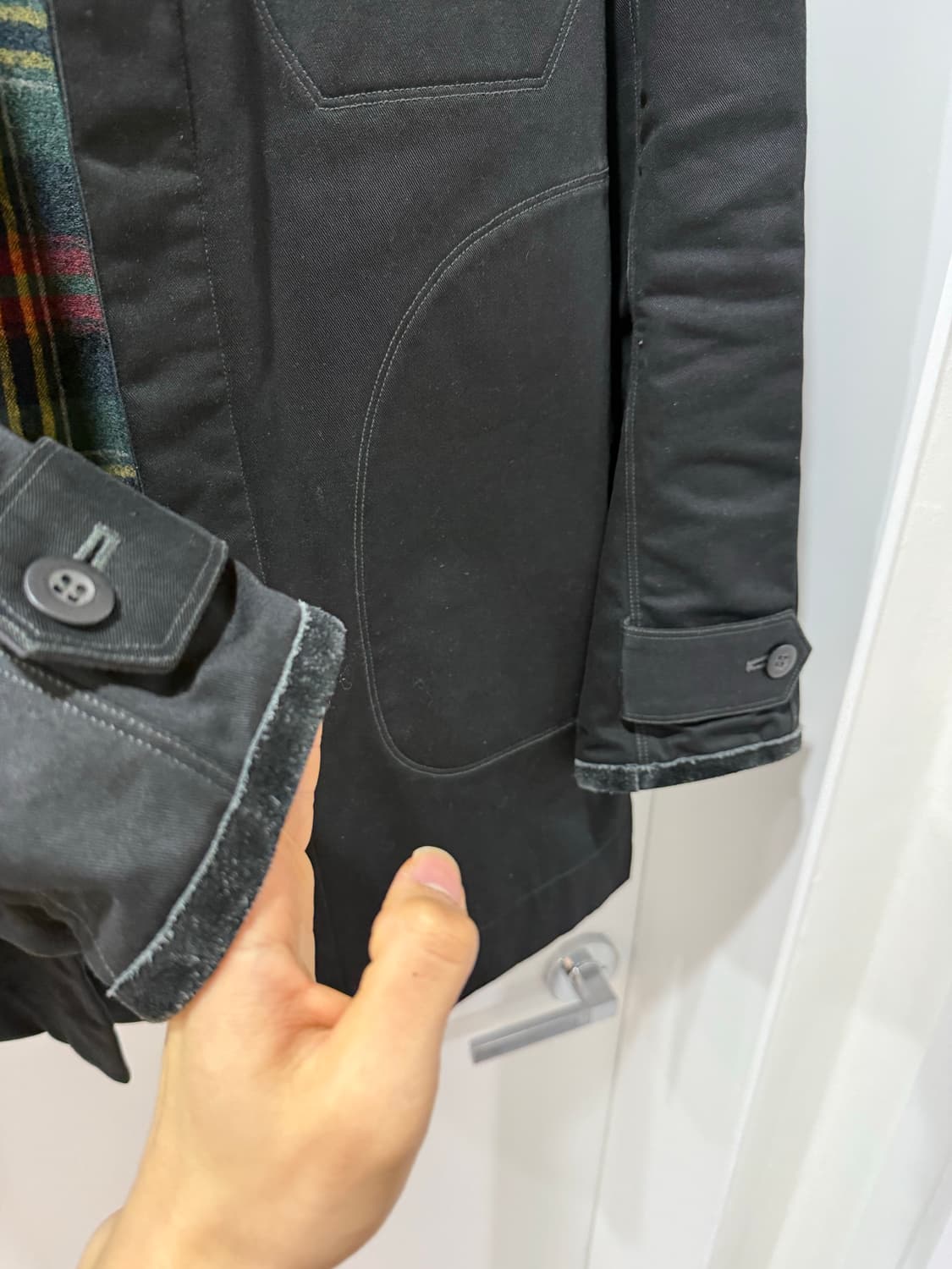 junyawatanabe man 스웨이드 패치 코트 상품이미지6