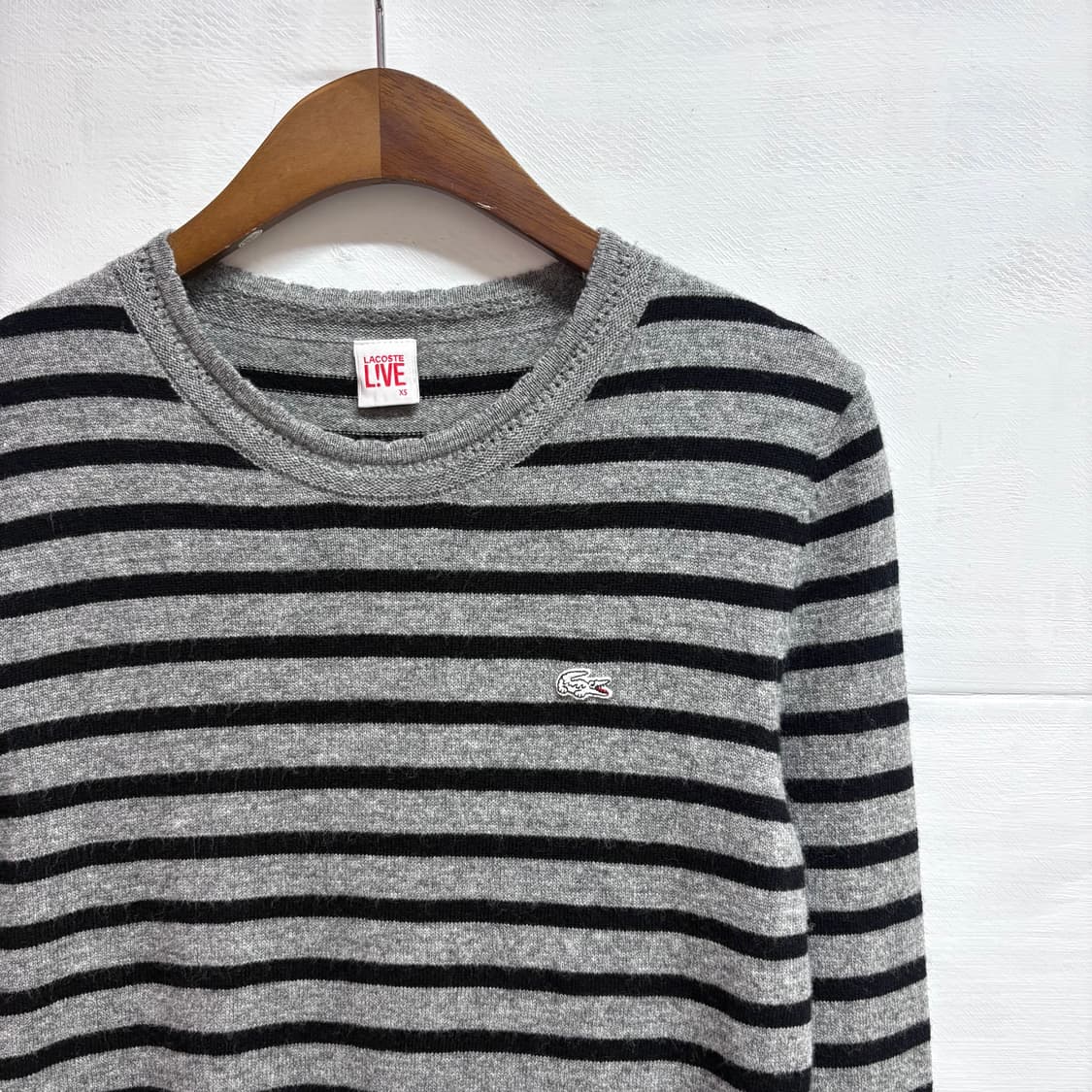 라코스테 라이브 스트라이프 니트 원피스 XS 상품이미지2