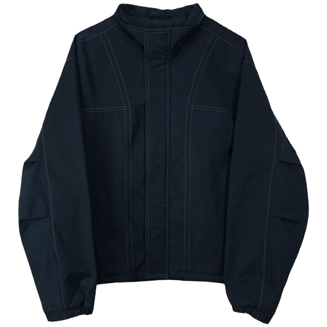 [자라] 스티치 오버핏 블루종 집업 자켓 네이비 M19267 상품이미지2