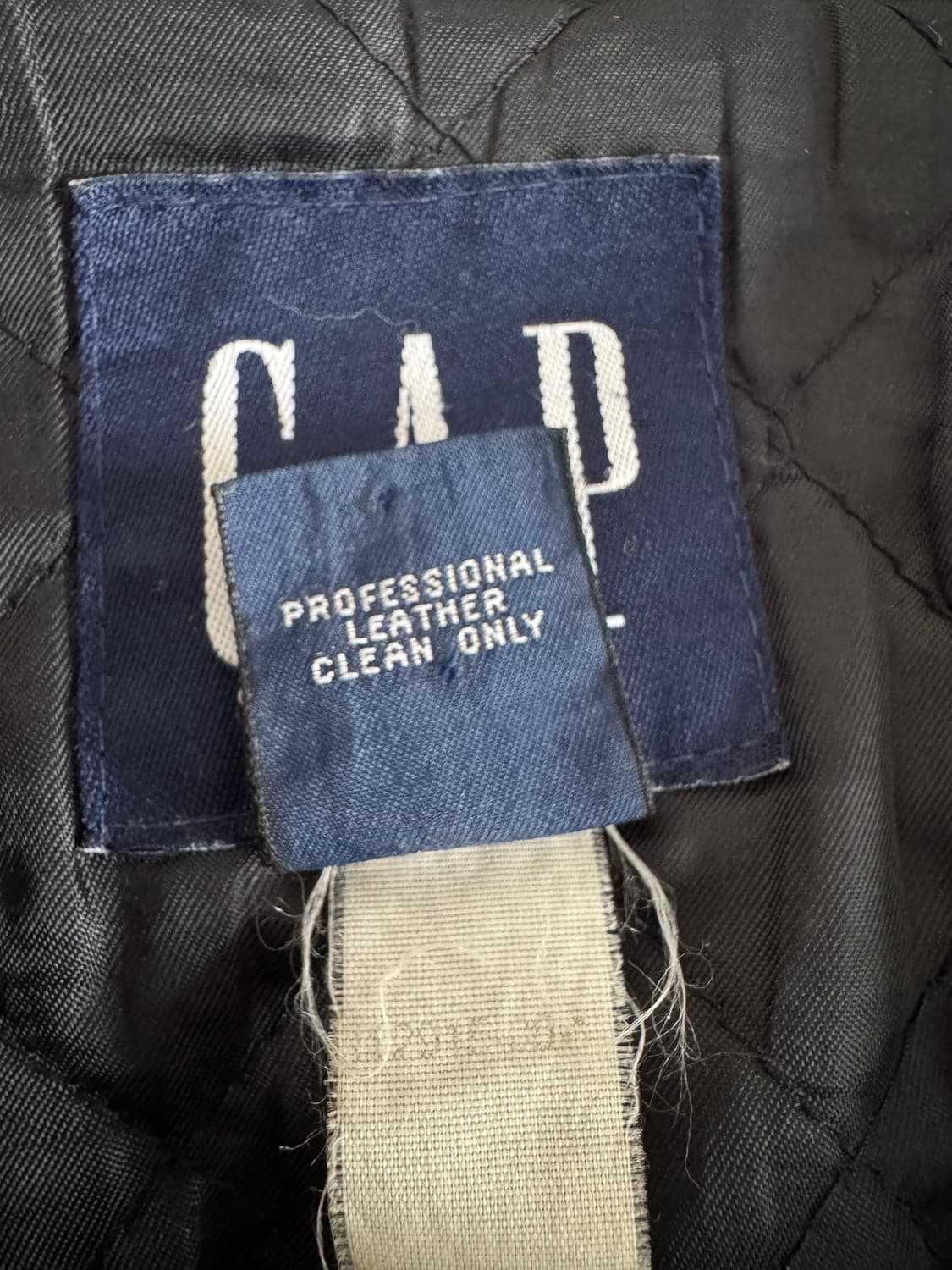 [L] 올드갭 싱글 레더 자켓 상품이미지6