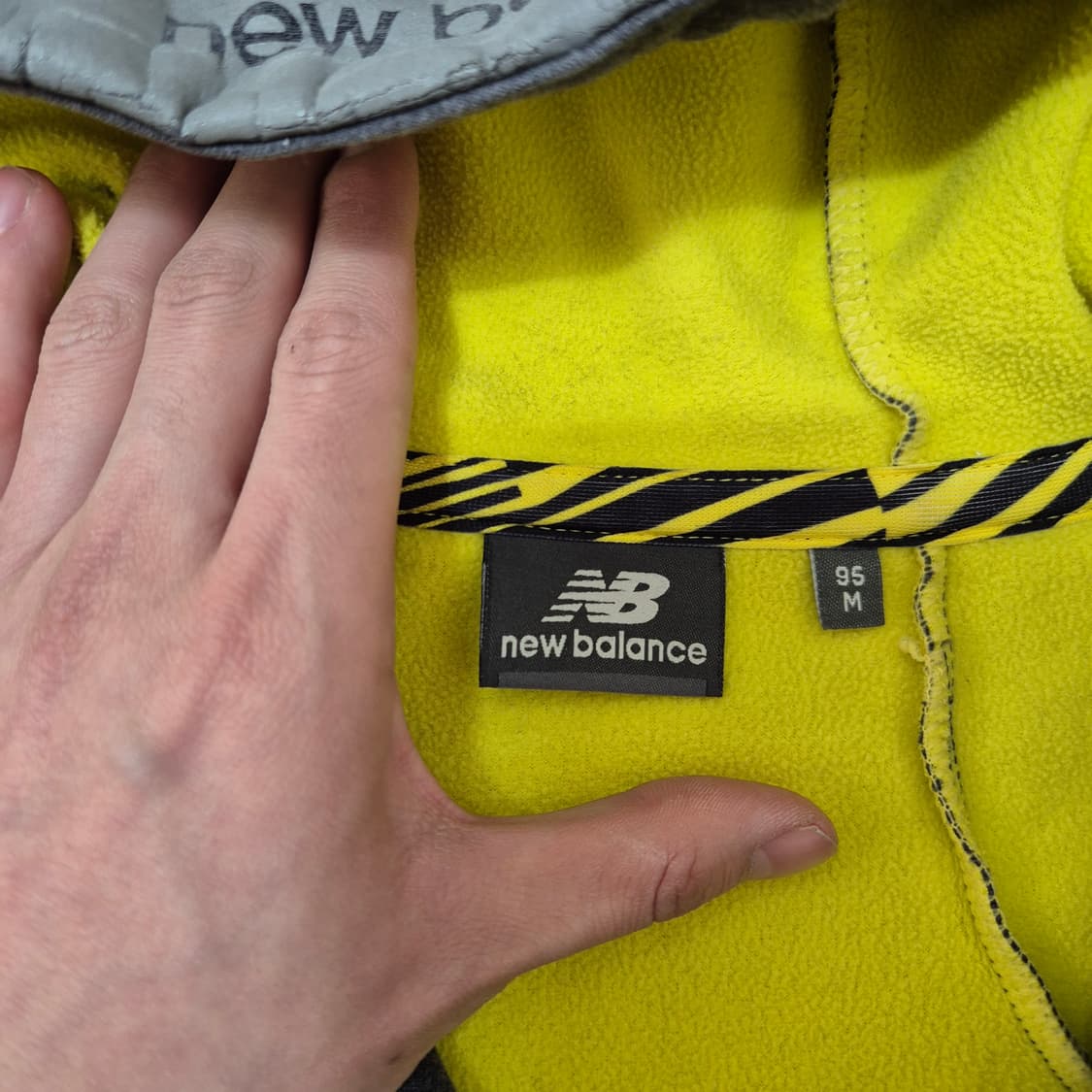 뉴발란스 스포츠 스판 후드집업 M(95) 상품이미지5