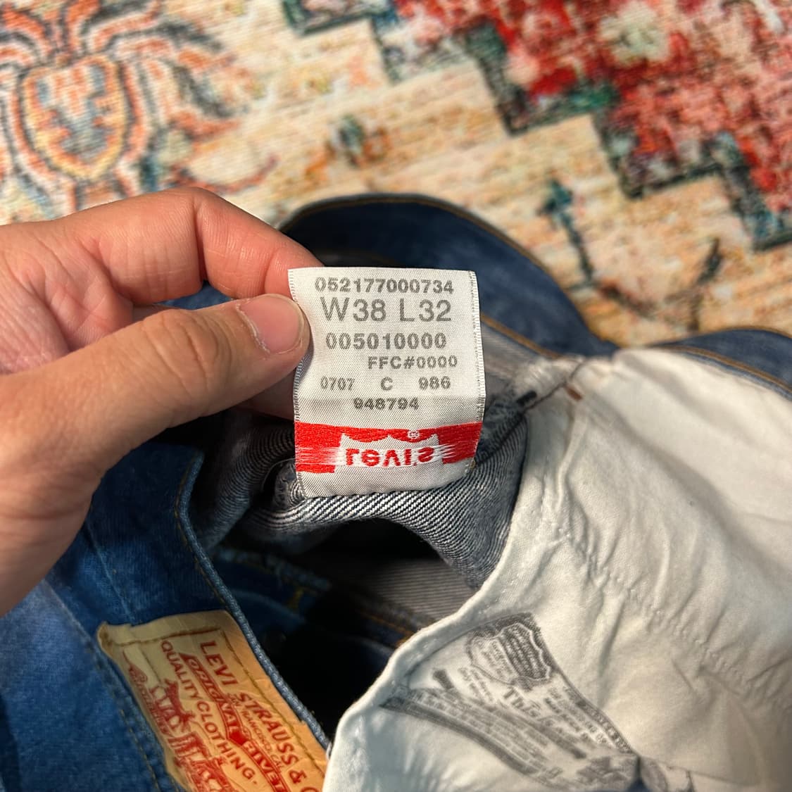 [38/32] 00s 리바이스 501 데님팬츠 상품이미지8