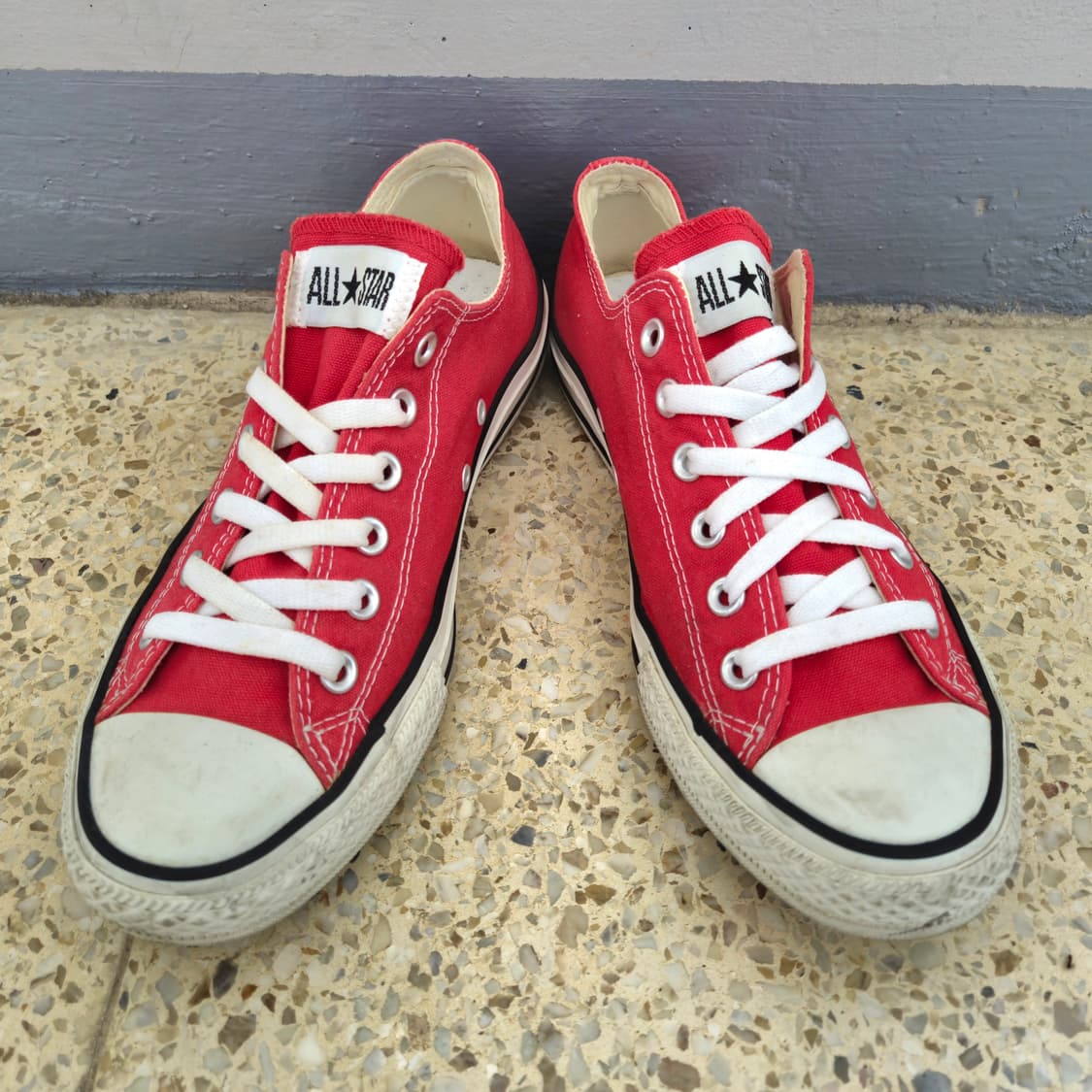 [260]컨버스 올스타 로우 레드 스니커즈 상품이미지1